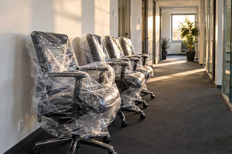 Fauteuils de bureau filmés, Chelles
