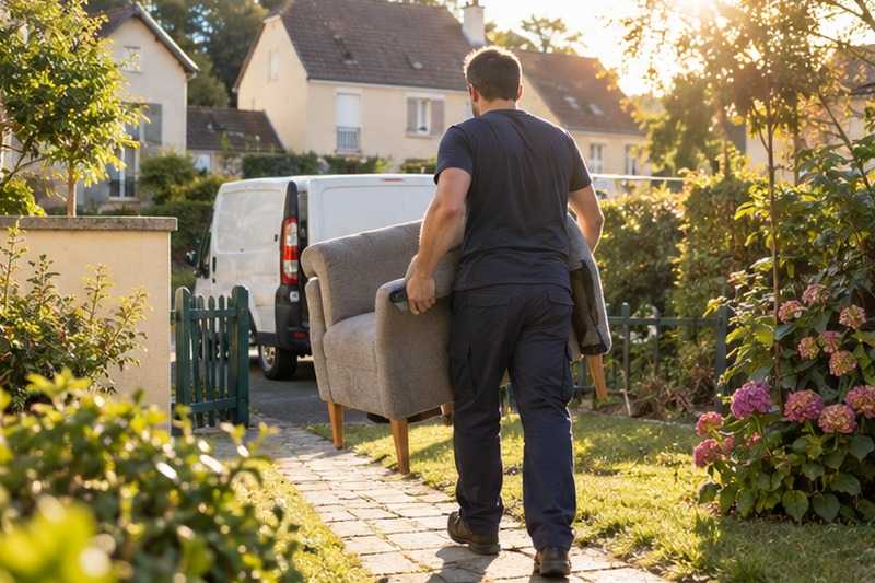 Fauteuil seul vers le petit utilitaire