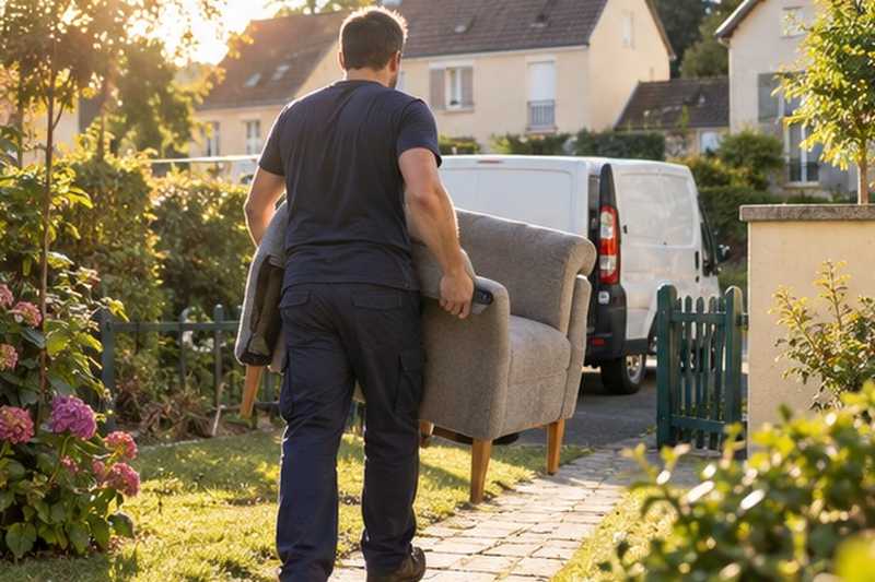 Fauteuil seul vers le petit utilitaire