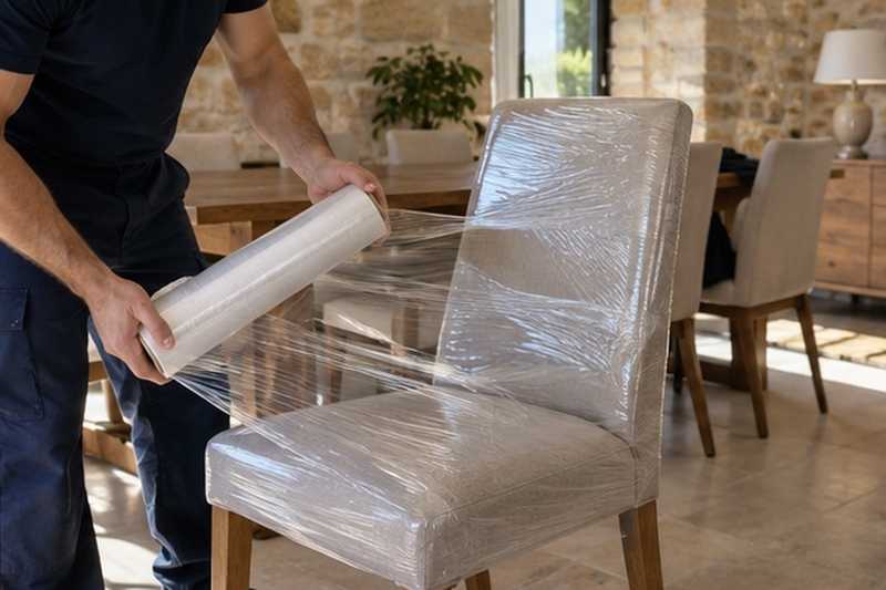 Assise de chaise filmée