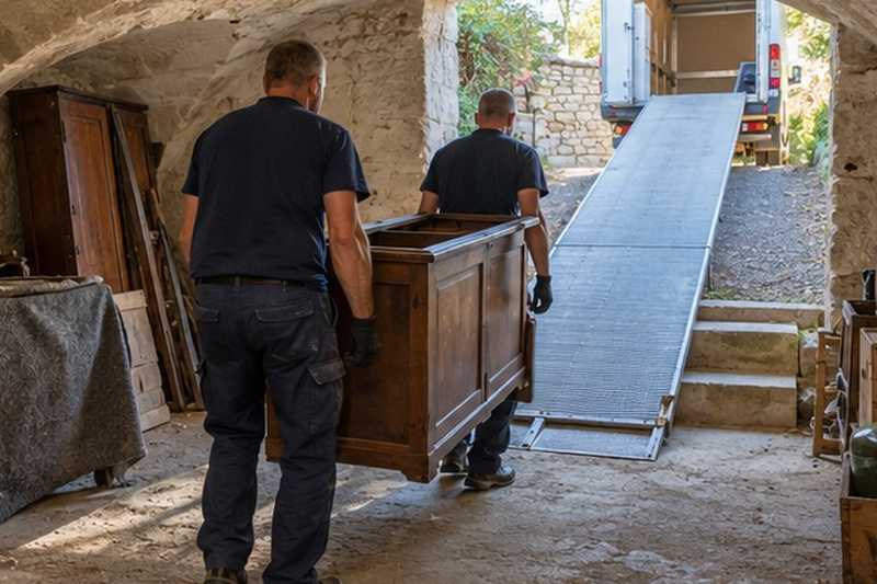 Cave de ferme avec rampe d’accès : chantier Rue Bellevue