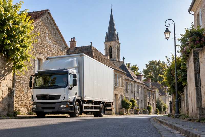 Traversée d’un village en pierre