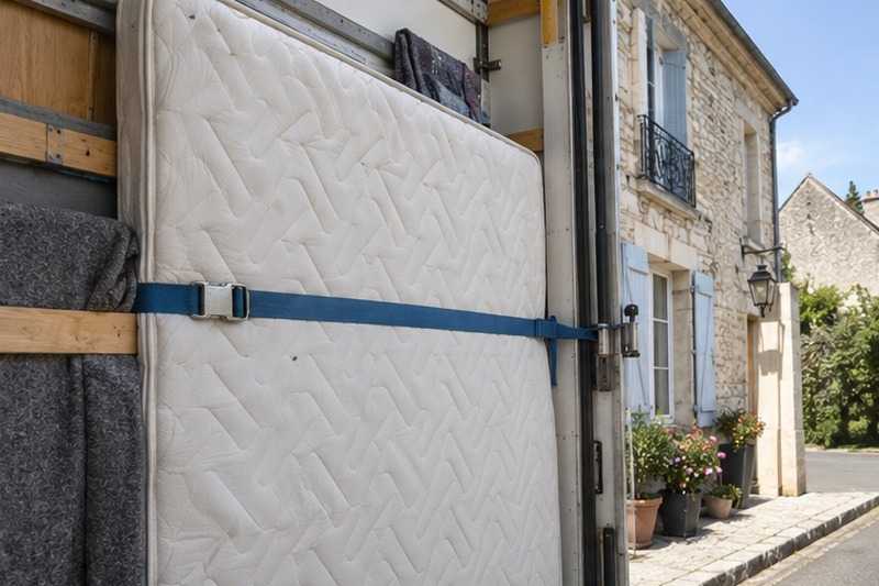Matelas plaqué contre la paroi, Boissise-le-Roi