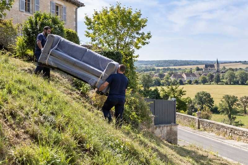 Canapé monté par un talus : chantier Rue Auguste Allonge