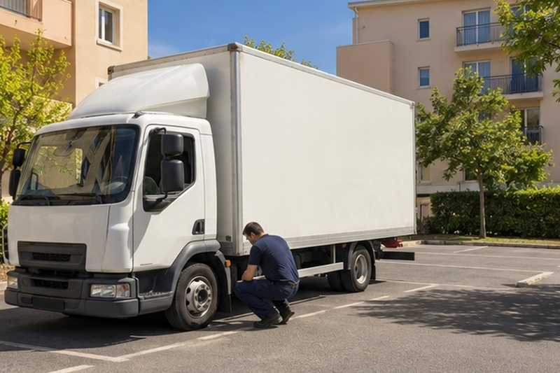 Tour du camion avant départ