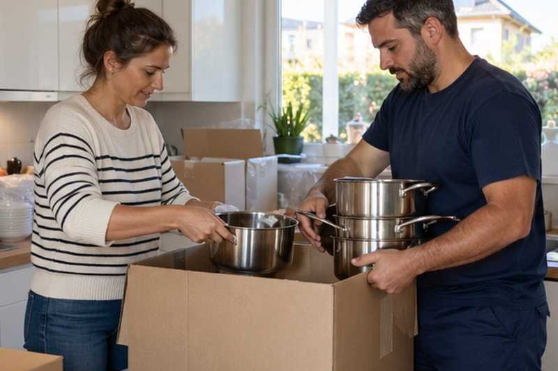 Casseroles emboîtées en carton
