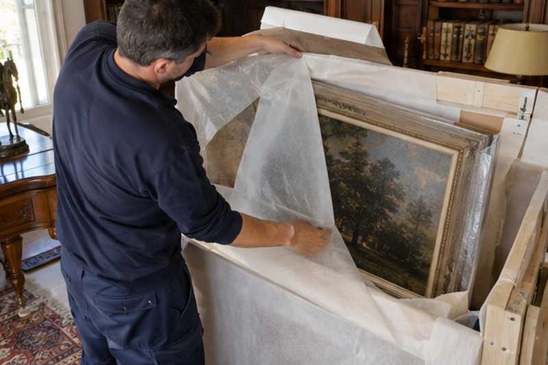 Tableau sous papier cristal