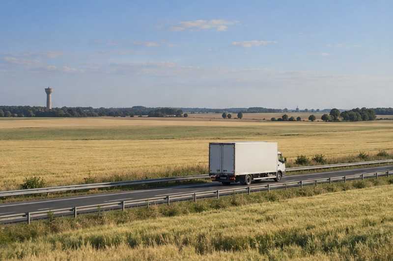 Trajet sur une voie rapide du plateau, Couilly-Pont-aux-Dames