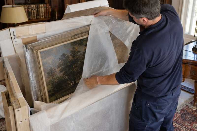 Tableau sous papier cristal