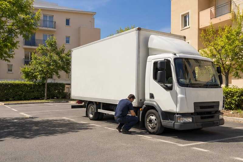 Tour du camion avant départ, Coupvray