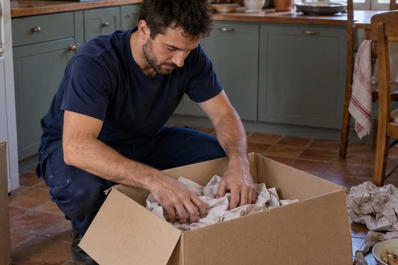 Vides comblés au papier froissé
