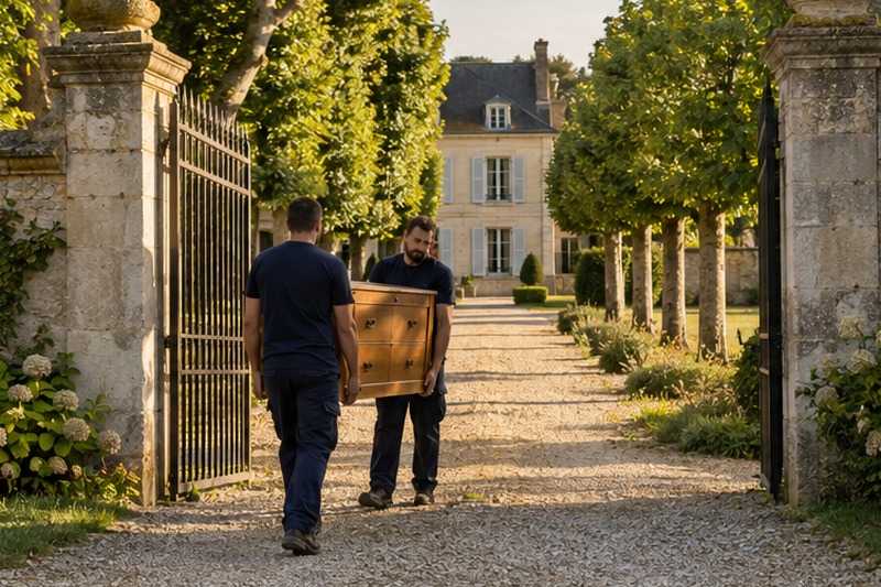 Longue allée de tilleuls : chantier Rue Alain Fournier