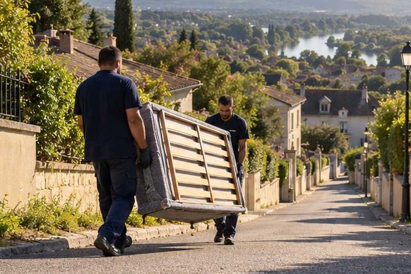 Sommier descendu vers la vallée : chantier Rue Antonio Vivaldi