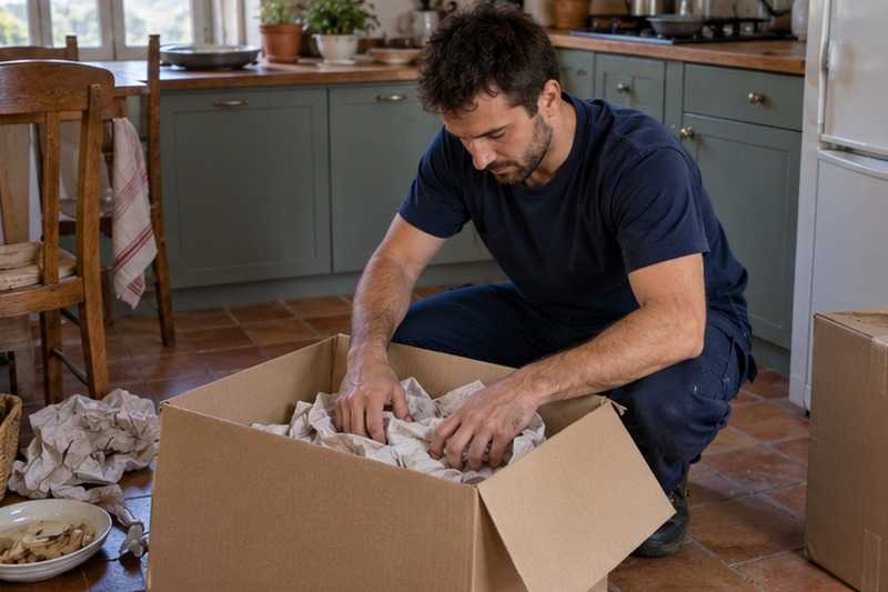 Vides comblés au papier froissé