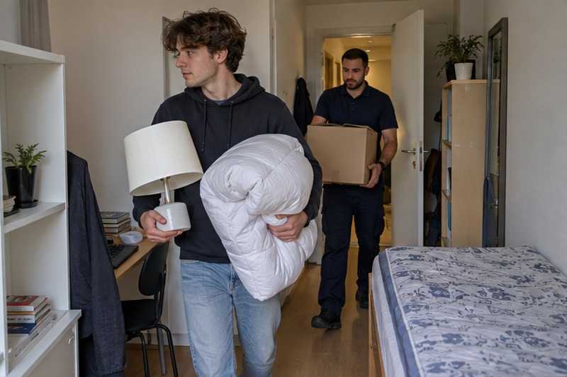 Arrivée en résidence étudiante