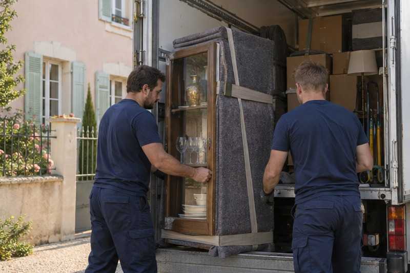 Meuble vitré chargé en dernier, Ferrières-en-Brie