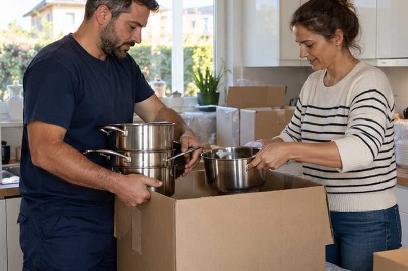 Casseroles emboîtées en carton