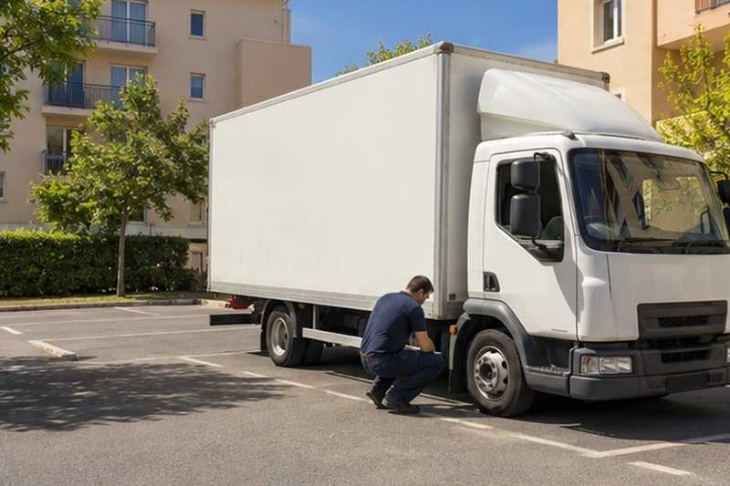 Tour du camion avant départ, Héricy