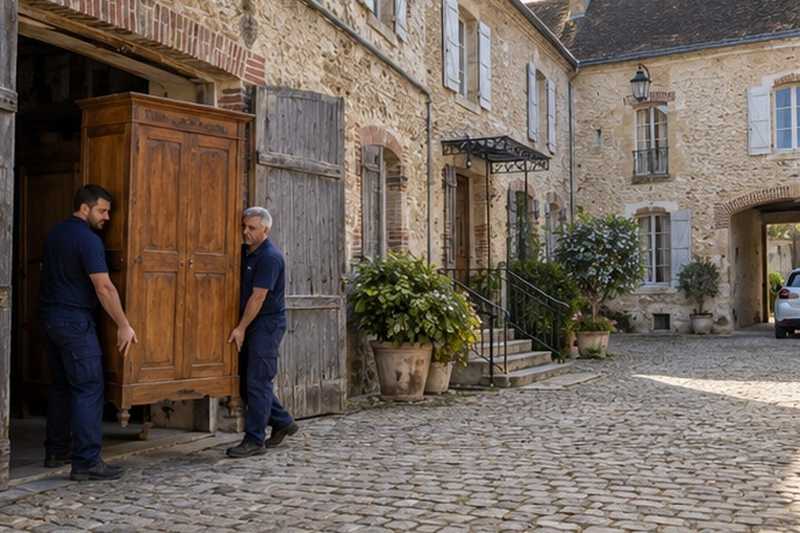 Armoire sortie d’un ancien relais : chantier Rue d’Hugny