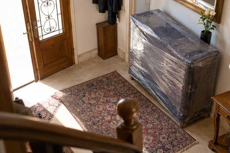 Buffet laqué emmailloté