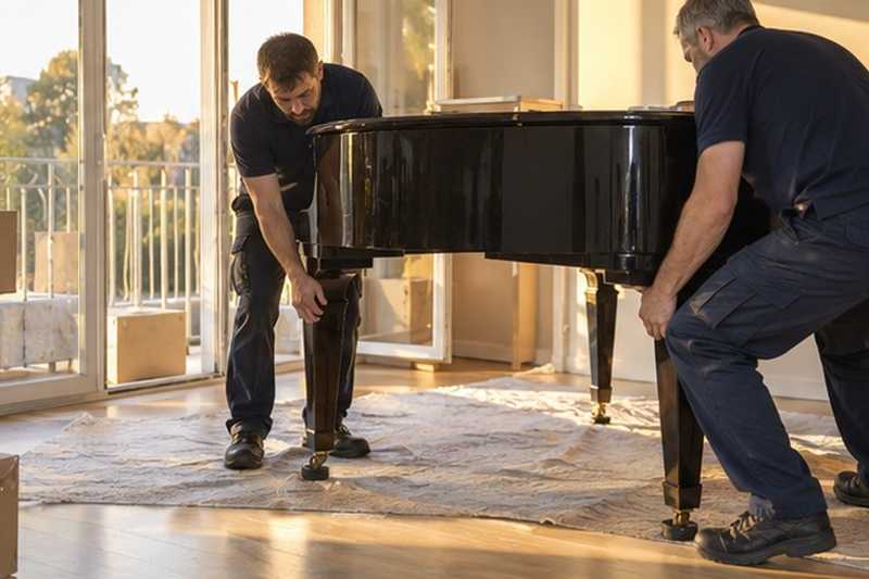 Piano à queue remis sur ses pieds : chantier Rue André Ampère