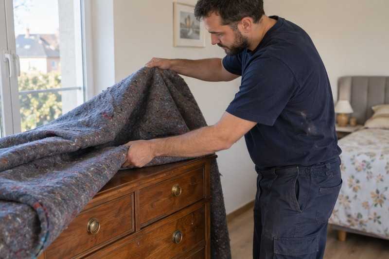Commode déballée à sa place, Magny-le-Hongre