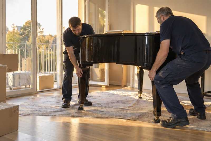 Piano à queue remis sur ses pieds : chantier Rue de l’Aunaie