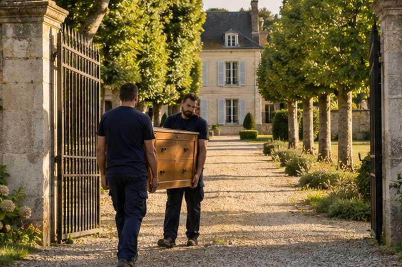 Longue allée de tilleuls : chantier Rue de l’Orangerie