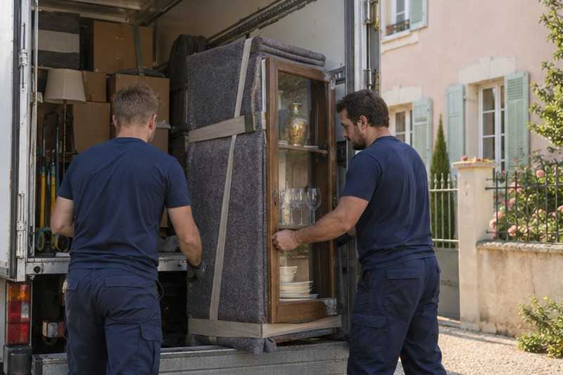 Meuble vitré chargé en dernier, Moussy-le-Neuf