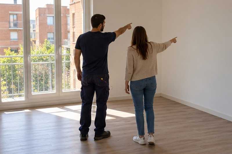 État des lieux du logement vidé : chantier Rue Albert Lepetit