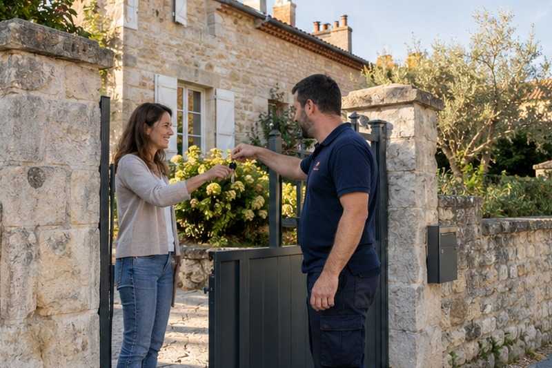 Remise des clés en fin de chantier : chantier Grande Rue