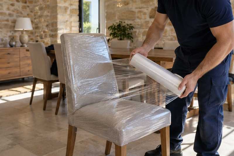 Assise de chaise filmée