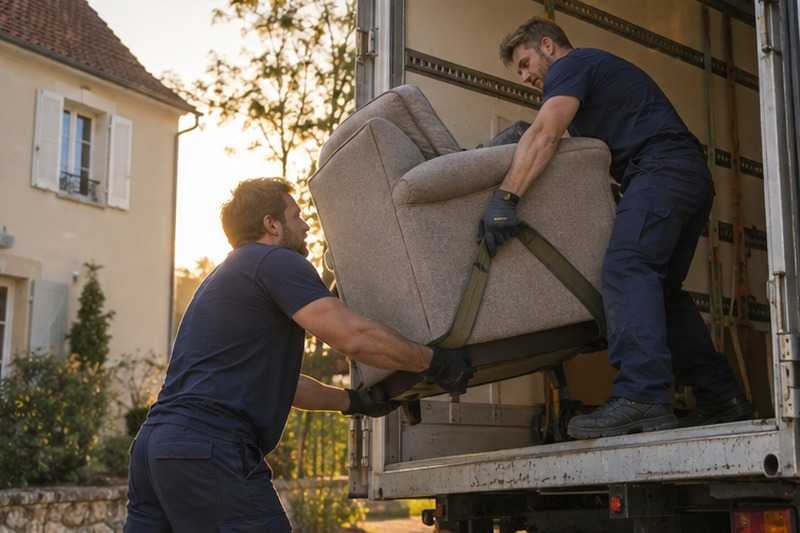 Fauteuil hissé à la sangle, Pringy