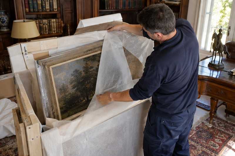 Tableau sous papier cristal