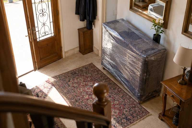 Buffet laqué emmailloté