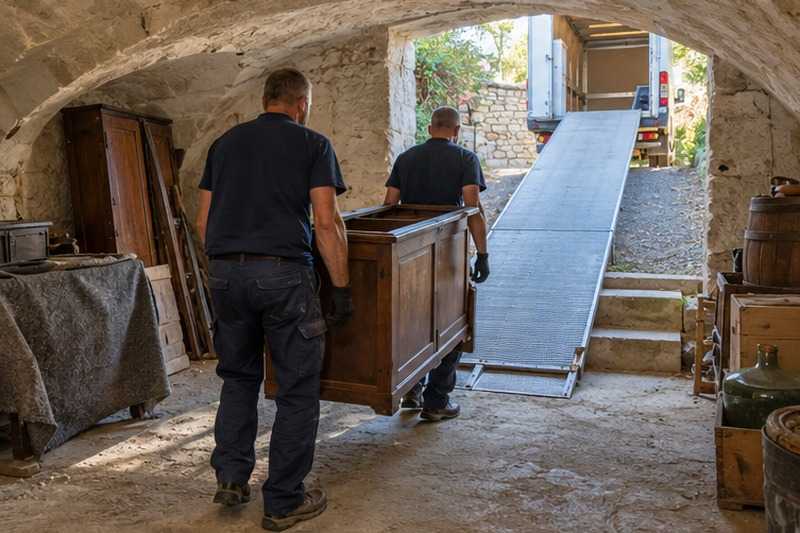 Cave de ferme avec rampe d’accès : chantier Rue Berthelot
