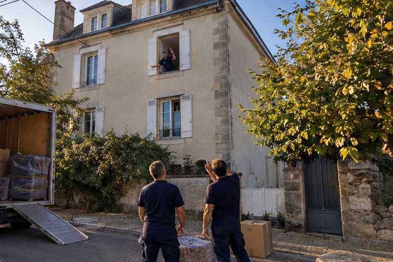 Maison de ville sur trois niveaux : chantier Rue Alfred Nobel