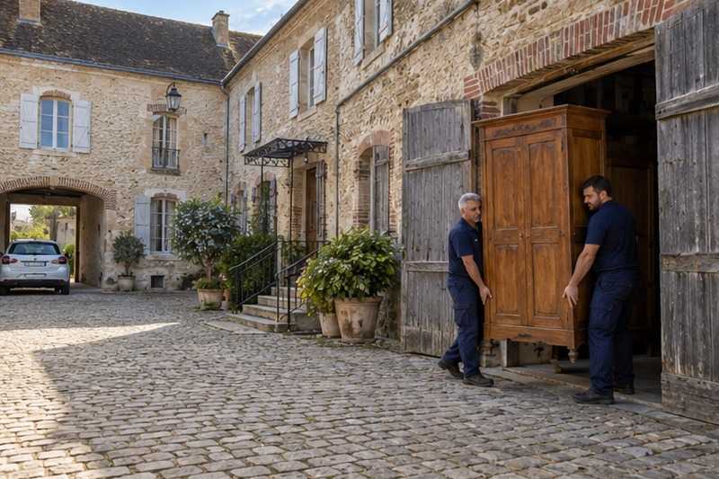 Armoire sortie d’un ancien relais : chantier Avenue Alexandre Dumas