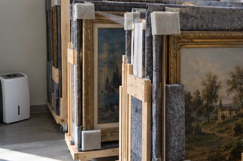 Réserve tempérée pour les tableaux, Combs-la-Ville