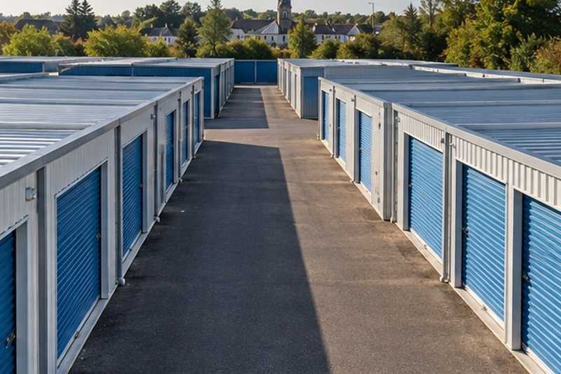 Vue d’ensemble d’un centre de stockage