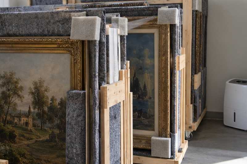 Réserve tempérée pour les tableaux, Melun