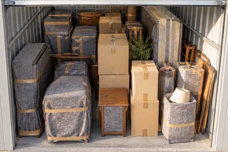 Box rempli du sol au plafond : chantier Rue Alfred Sisley