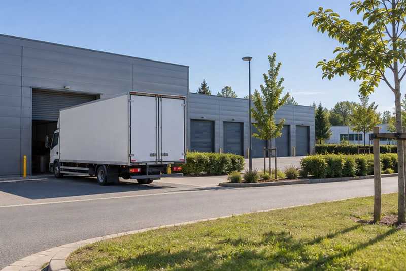 Entrepôt de stockage en zone d’activités : chantier Rue Alfred de Vigny