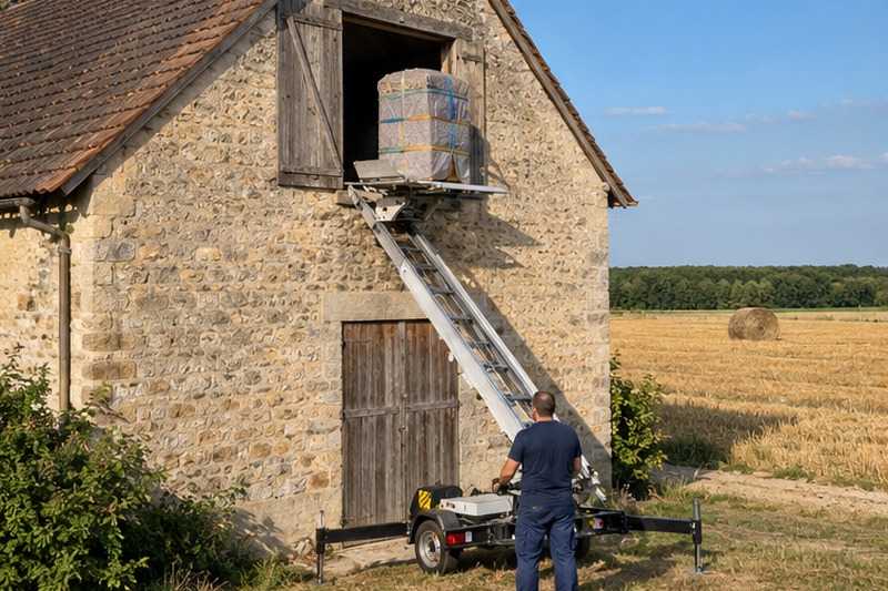 Trappe de grenier de ferme : chantier Rue Antoine de Saint-Exupéry