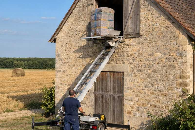 Trappe de grenier de ferme