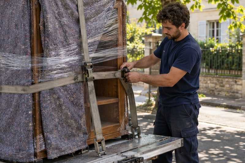 Bibliothèque détachée en bas de l’échelle