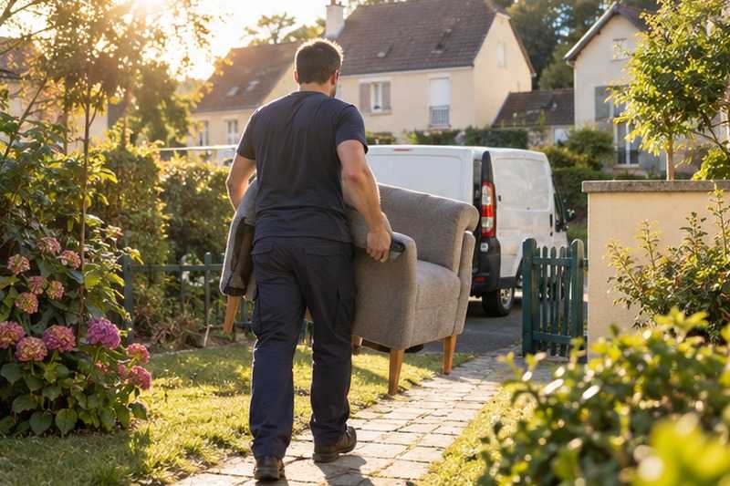 Fauteuil seul vers le petit utilitaire