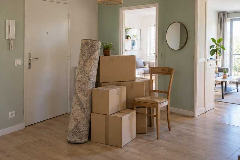Petit volume prêt près de la porte